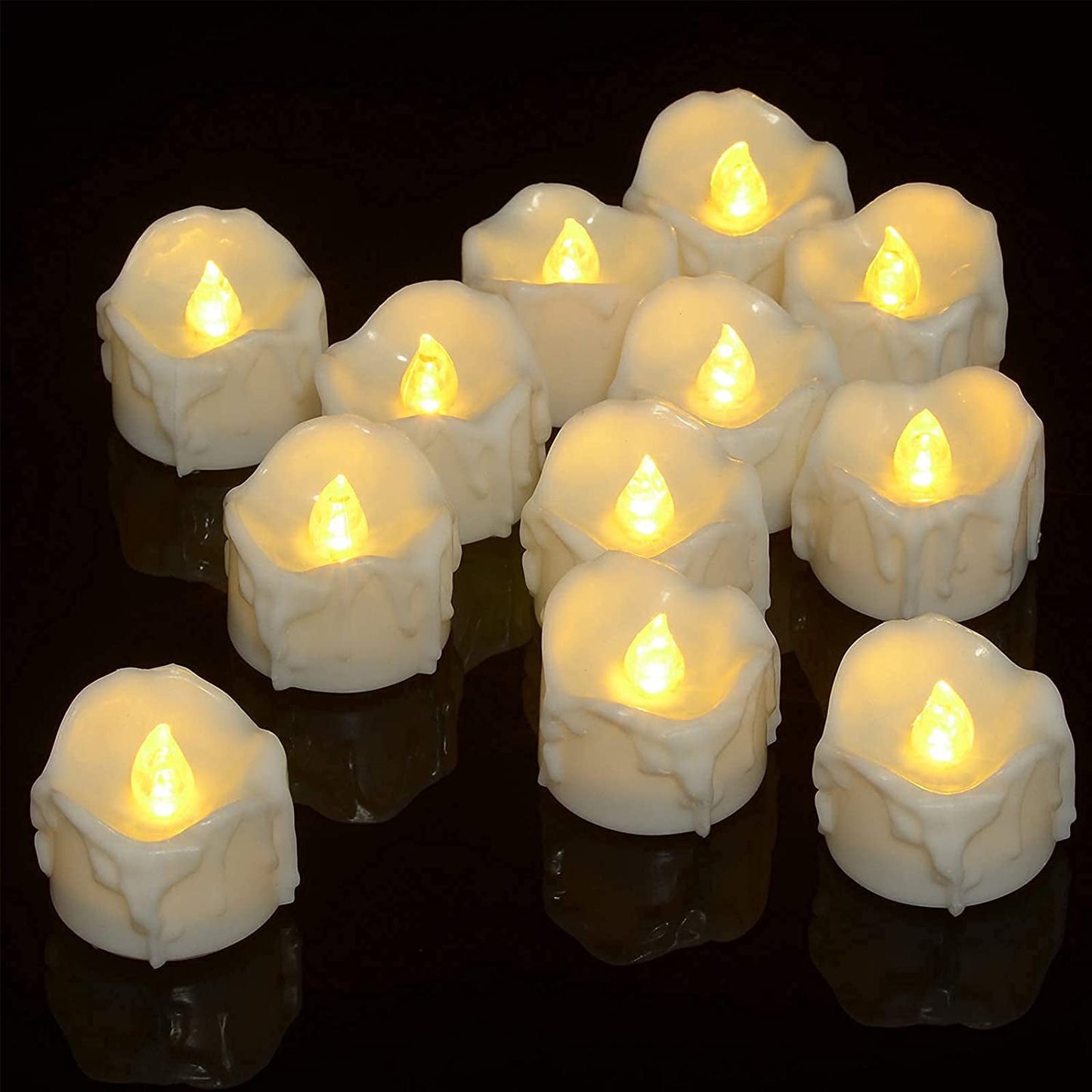 12-Pack: LED Timer Candle Decoration